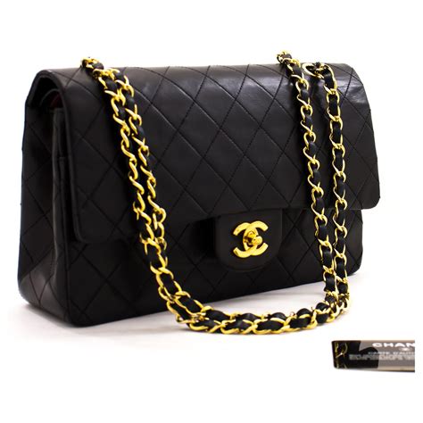 black chanel shoulder bag|chanel shoulder bag price.